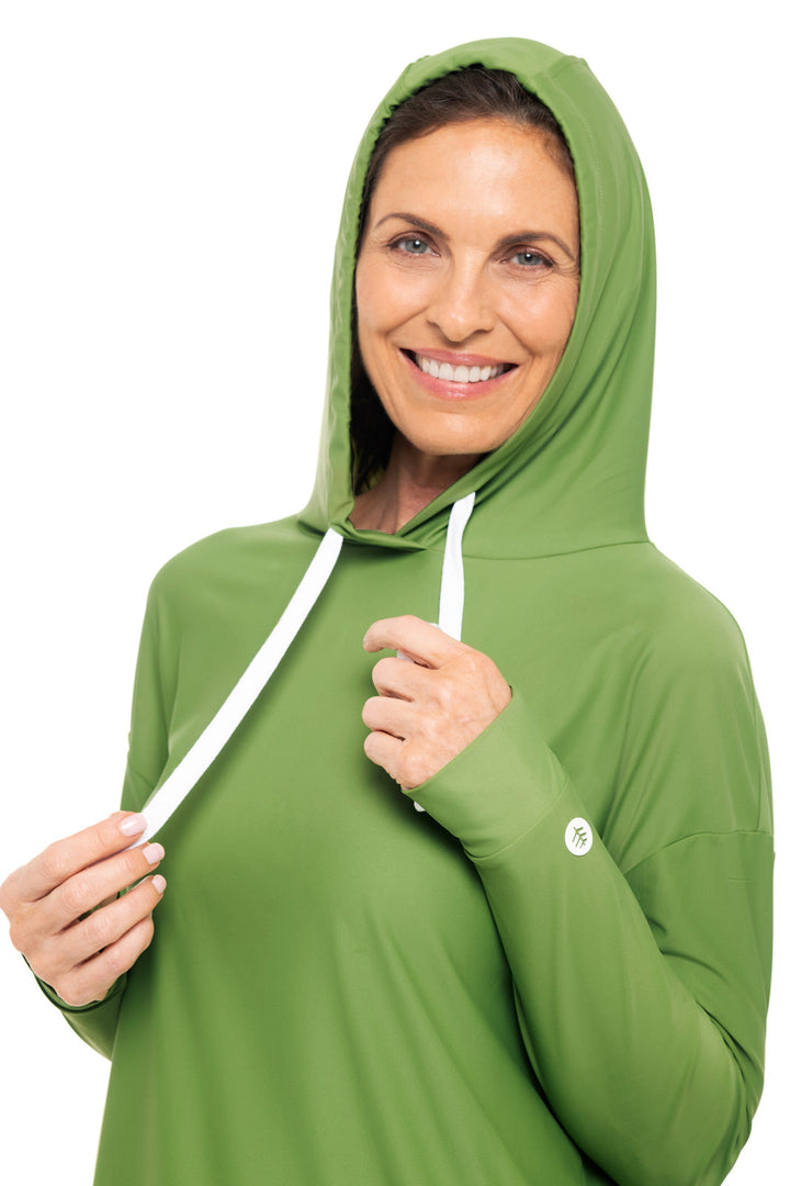 Women's Waikal Swim Hoodie | Soft Fern