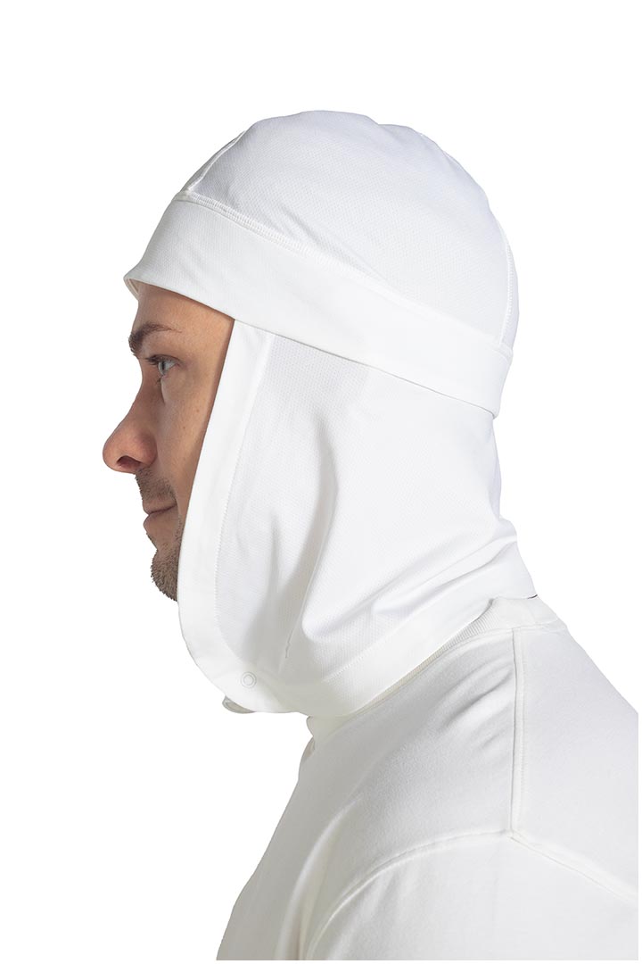 Prismatic Drape Cap | White