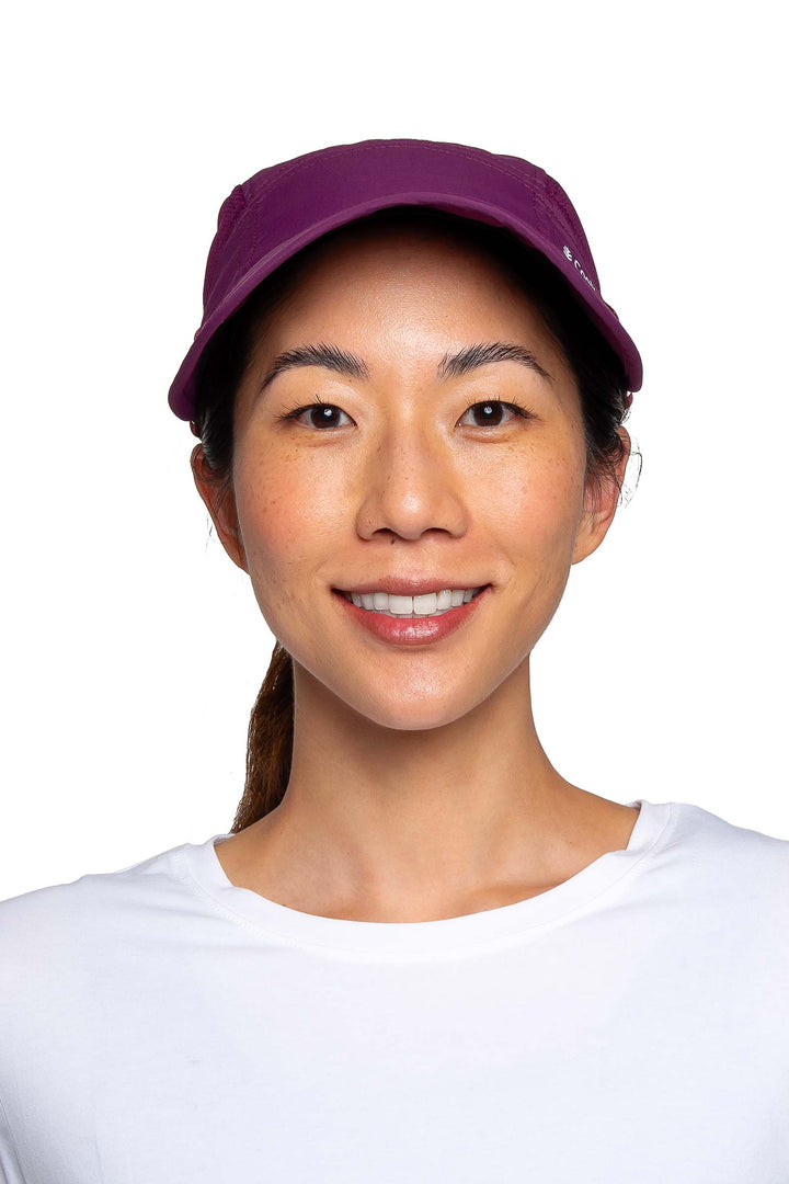 Destin Packable Hat | Rich Plum