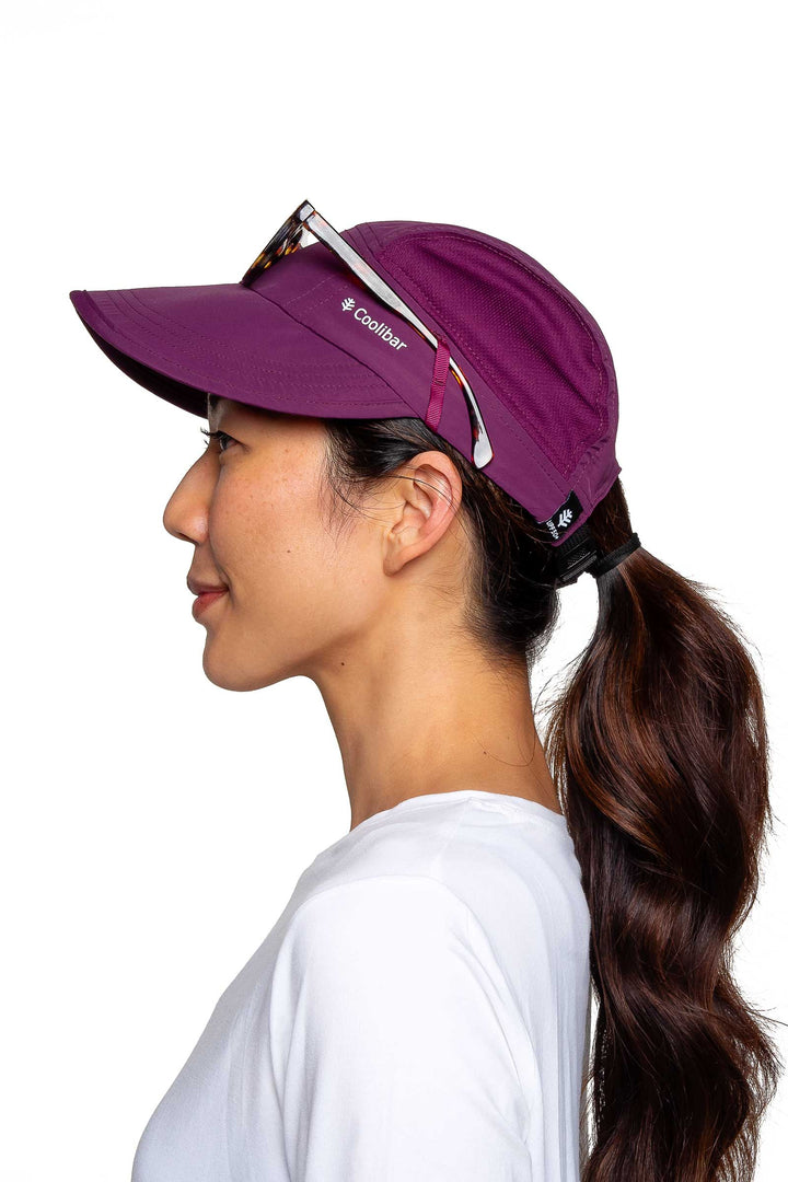 Destin Packable Hat | Rich Plum