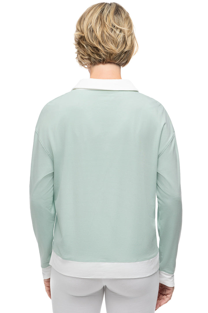 Women's Fountainbleau Polo | Misty Aqua