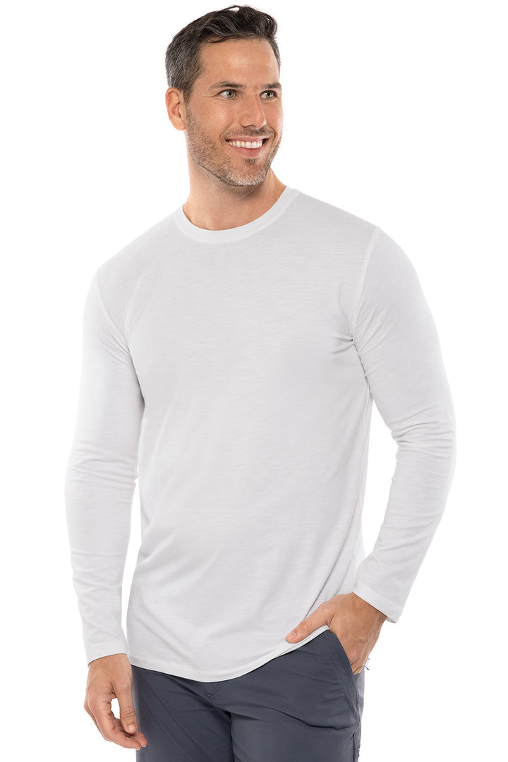 Men's South Cove Long Sleeve Slub Tee | White