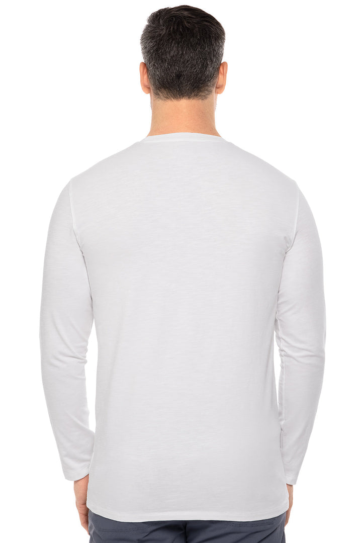 Men's South Cove Long Sleeve Slub Tee | White