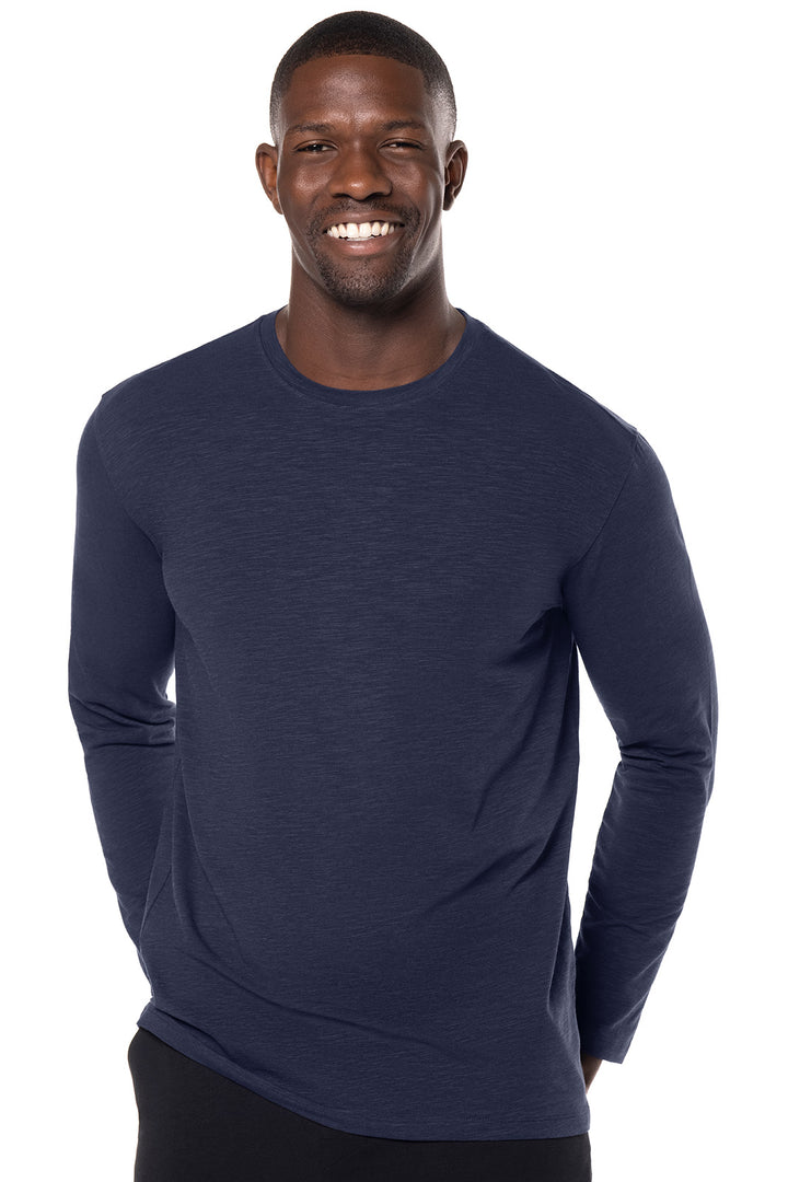 Men's South Cove Long Sleeve Slub Tee | Navy