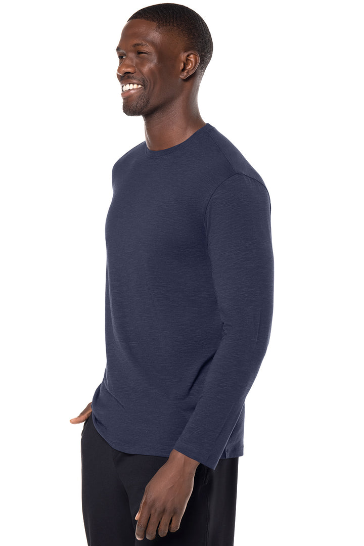 Men's South Cove Long Sleeve Slub Tee | Navy