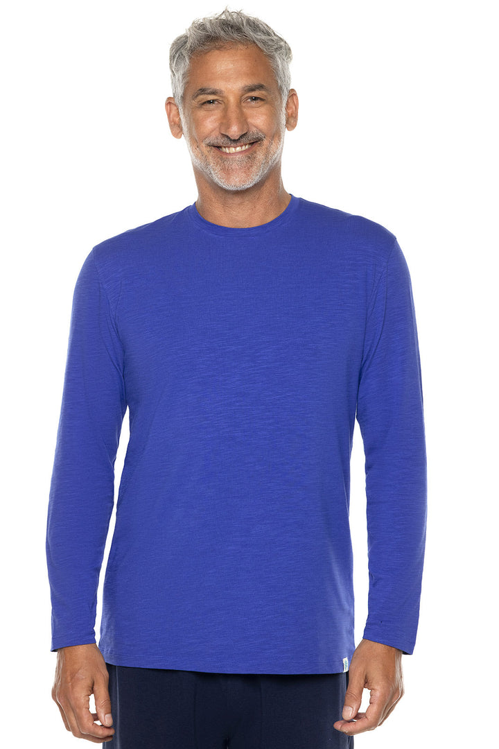 Men's South Cove Long Sleeve Slub Tee | Baja Blue