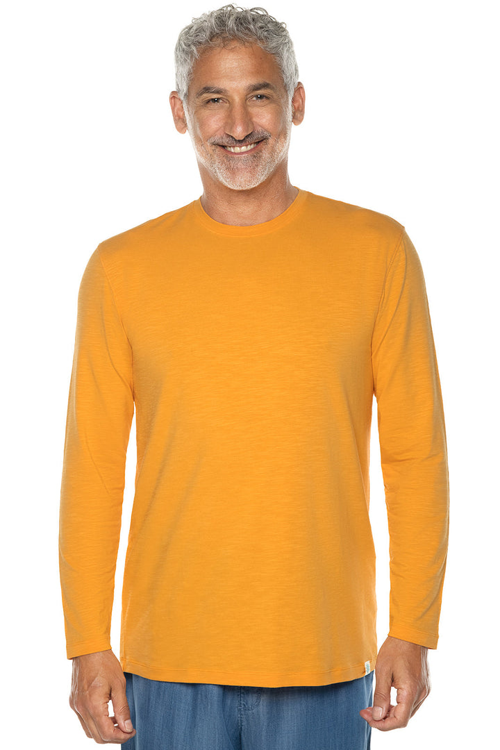 Men's South Cove Long Sleeve Slub Tee | Apricot Crush