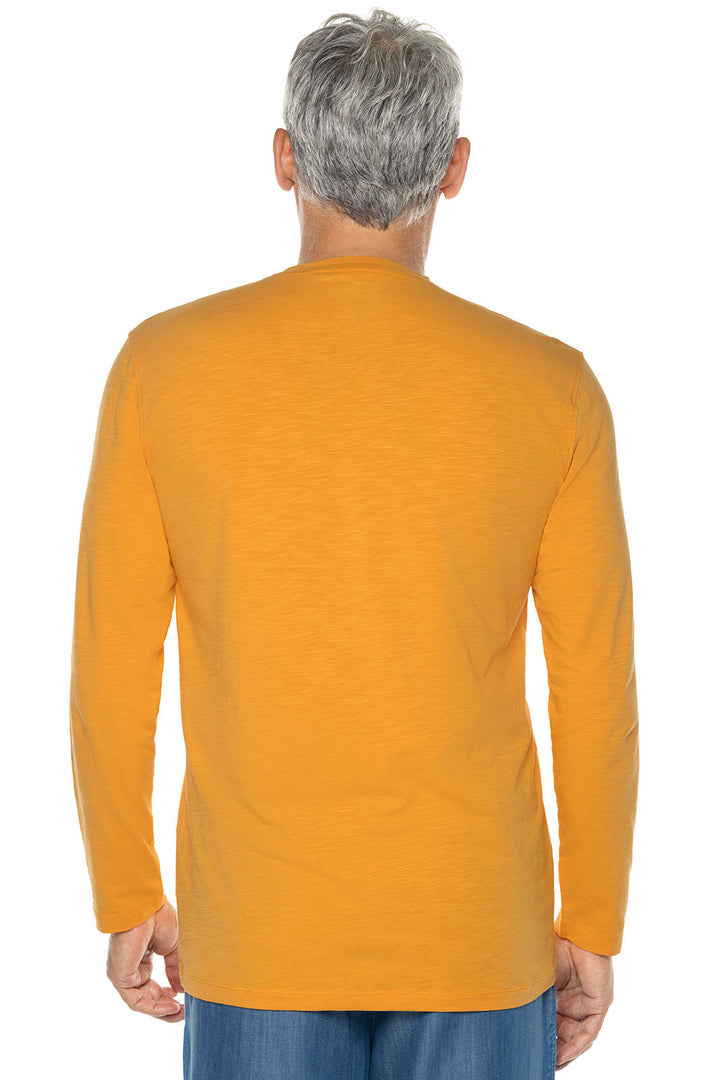 Men's South Cove Long Sleeve Slub Tee | Apricot Crush