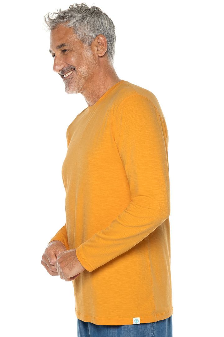 Men's South Cove Long Sleeve Slub Tee | Apricot Crush