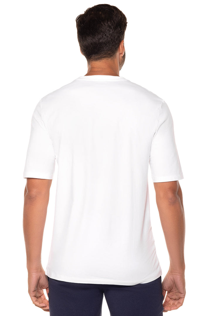 Men's Normandy Isles Notch Neck Tee | White