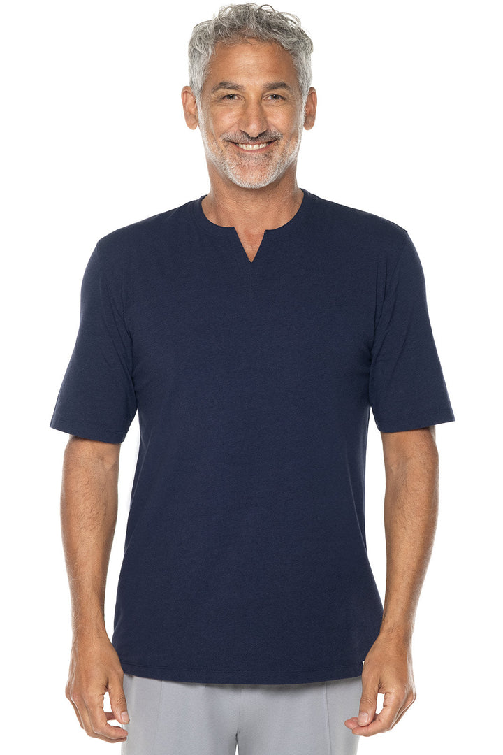 Men's Normandy Isles Notch Neck Tee | Navy