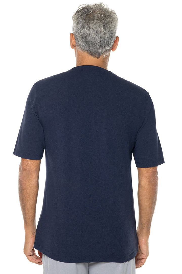 Men's Normandy Isles Notch Neck Tee | Navy