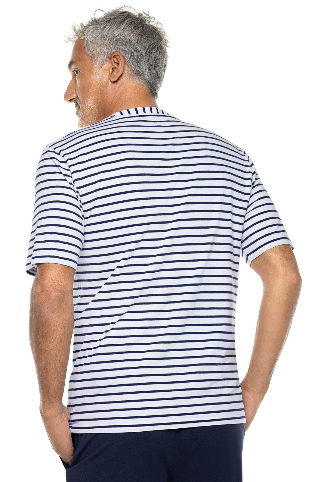 Color_White/Navy Stripe