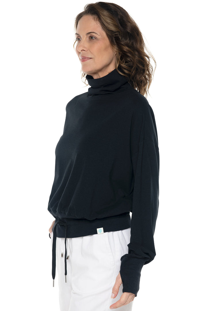 Women's Bay Harbor Tie Waist Tee | Black