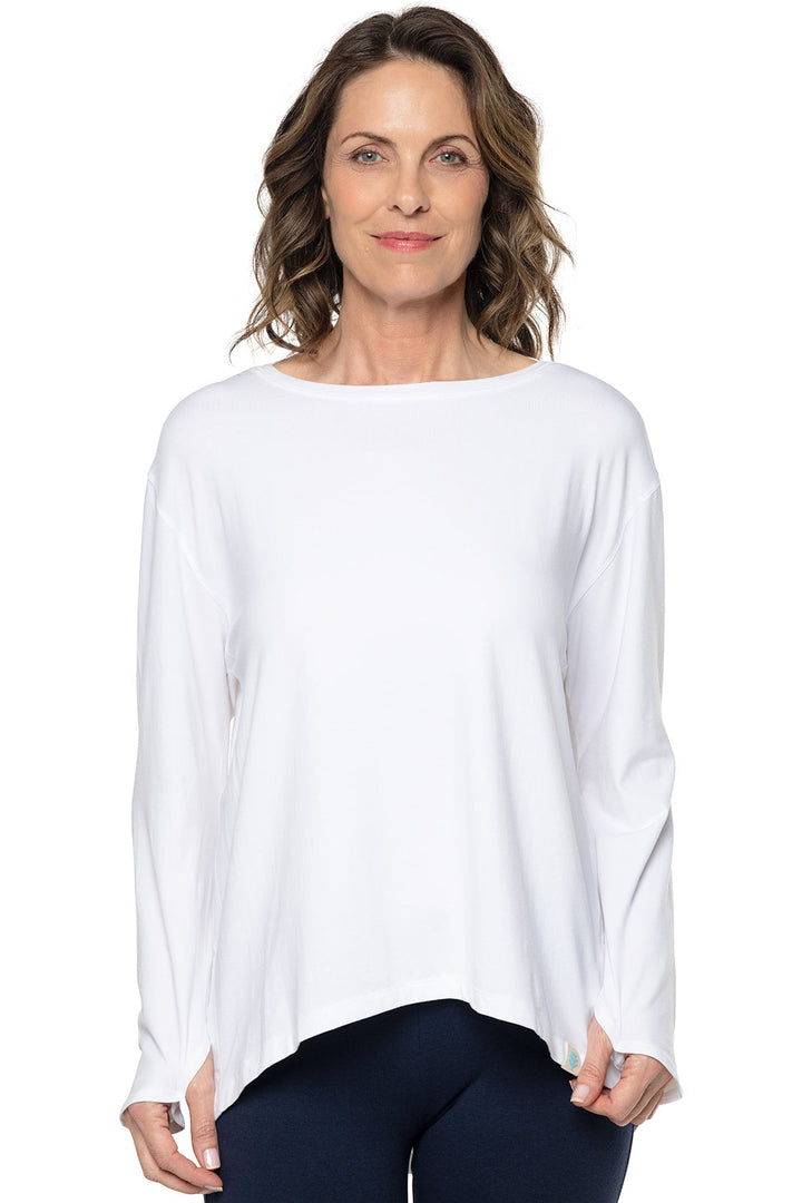 Women's West Palm Drape Tee | White