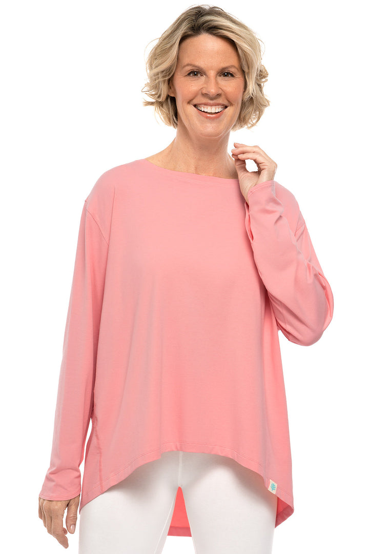 Women's West Palm Drape Tee | Peachy Pink