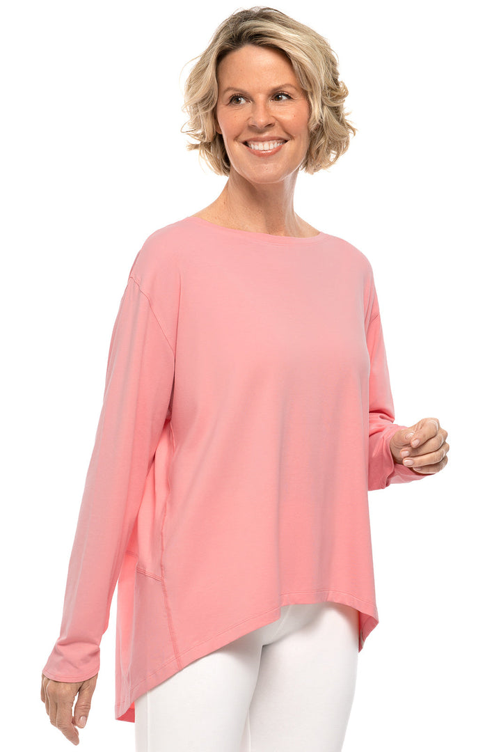 Women's West Palm Drape Tee | Peachy Pink