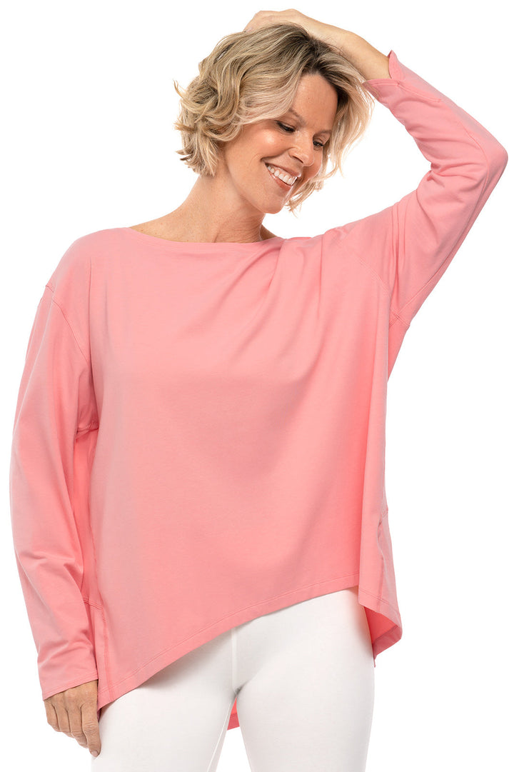 Women's West Palm Drape Tee | Peachy Pink