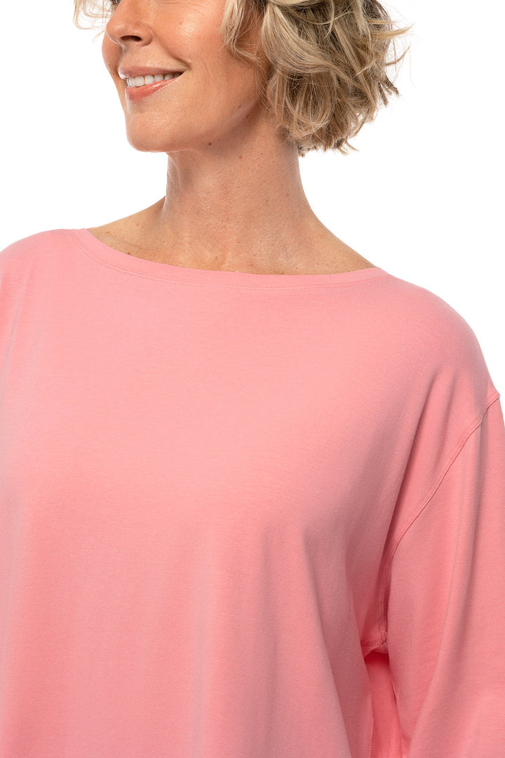 Women's West Palm Drape Tee | Peachy Pink