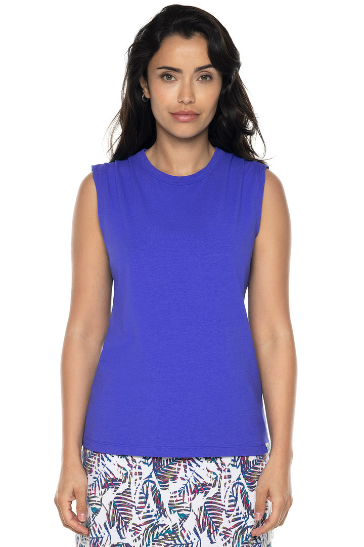 Women's Bocca Tank | Baja Blue