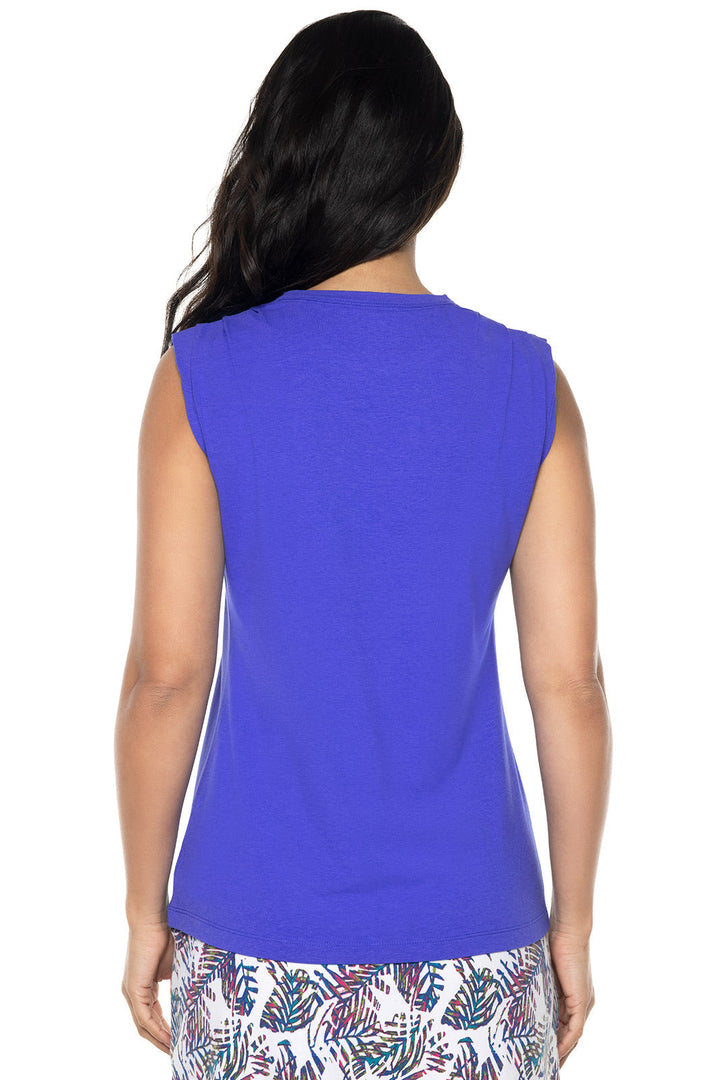 Women's Bocca Tank | Baja Blue