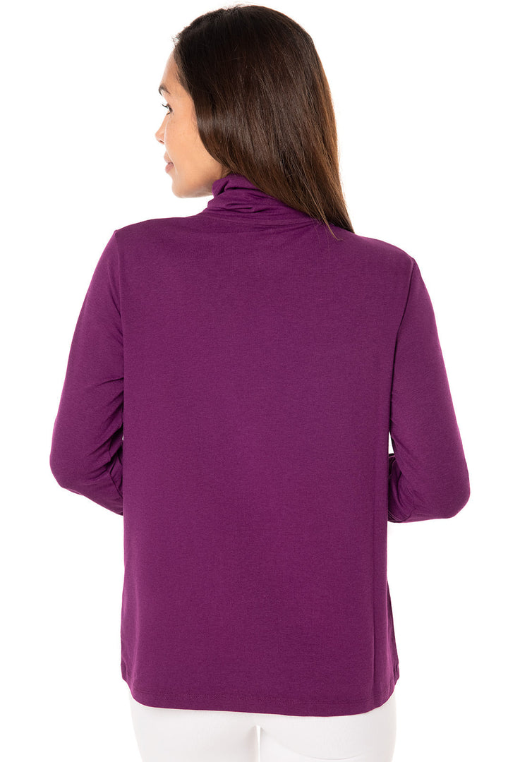 Women's Collins 3/4 Zip | Rich Plum