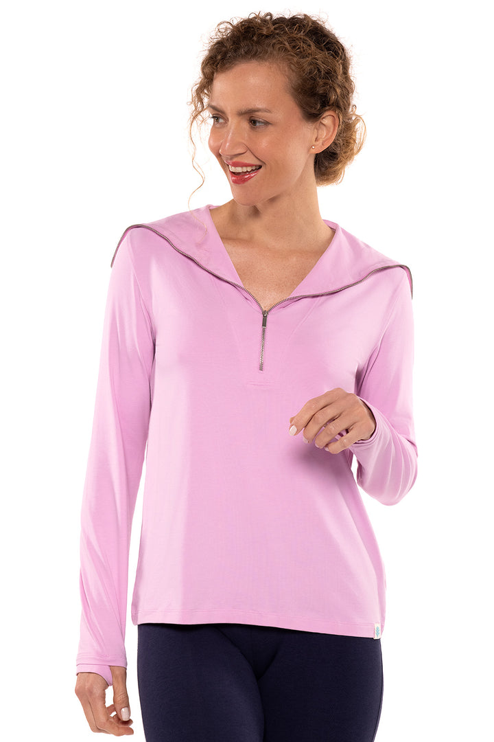 Women's Collins 3/4 Zip | Peony Pink