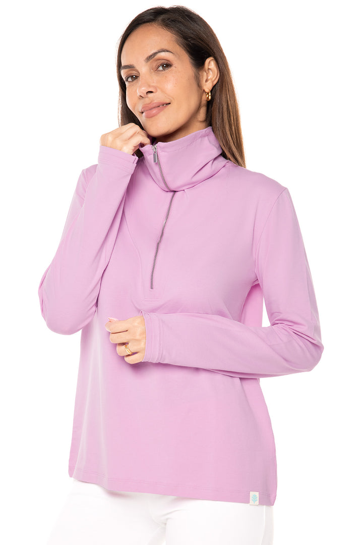 Women's Collins 3/4 Zip | Peony Pink