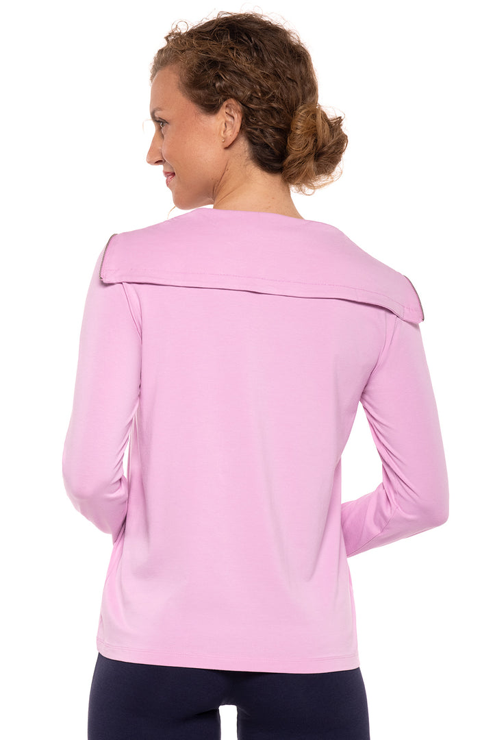 Women's Collins 3/4 Zip | Peony Pink