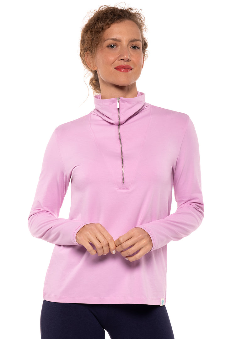 Women's Collins 3/4 Zip | Peony Pink