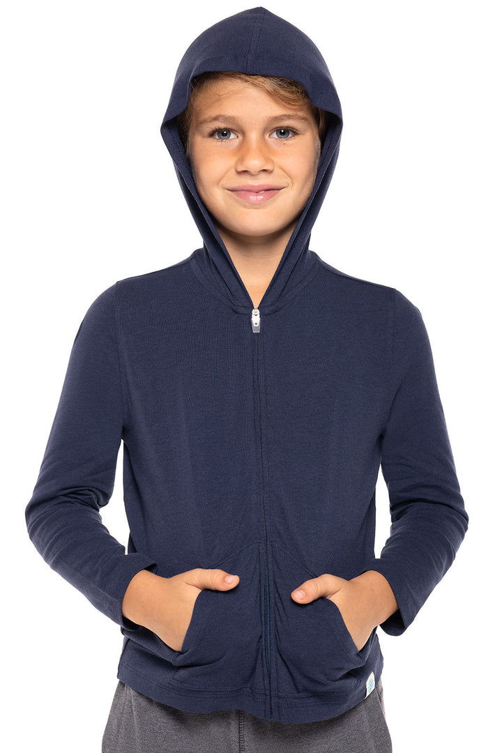 Kid's Seaside Hoodie | Navy