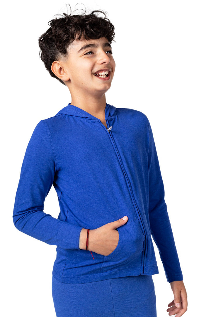 Kid's Seaside Hoodie | Baja Blue