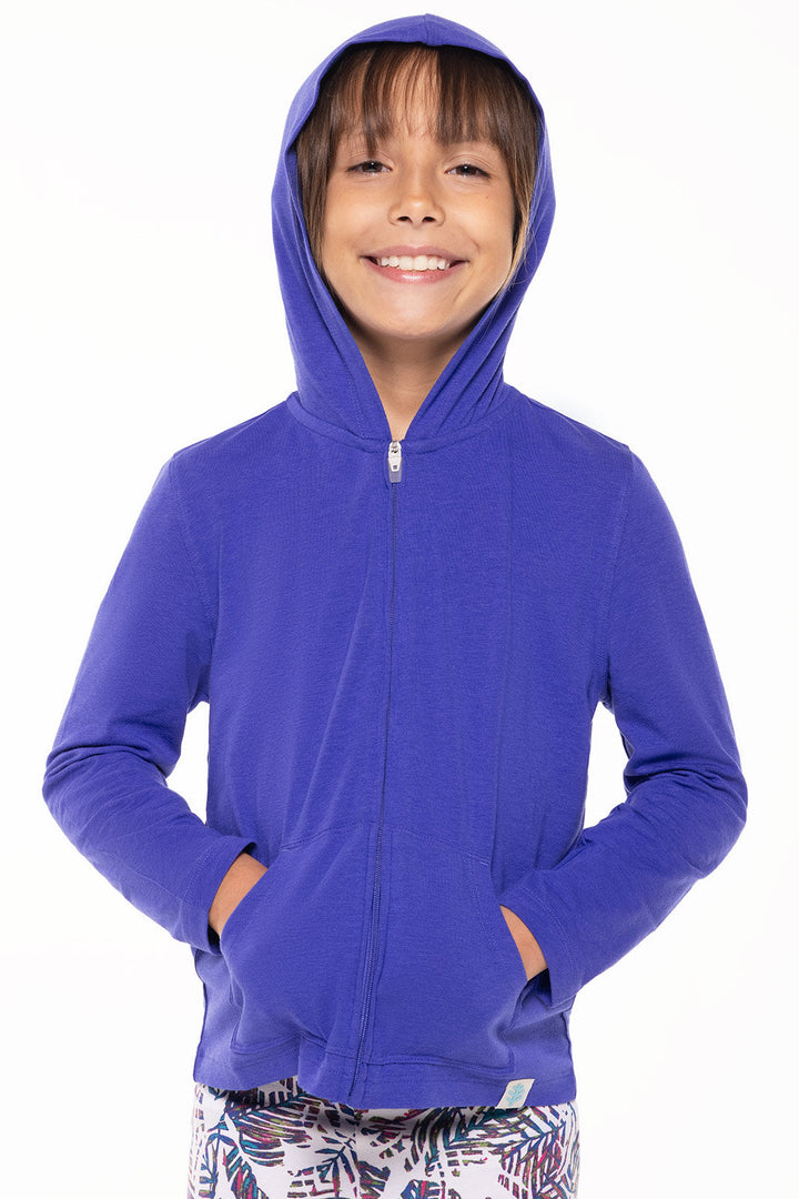 Kid's Seaside Hoodie | Baja Blue