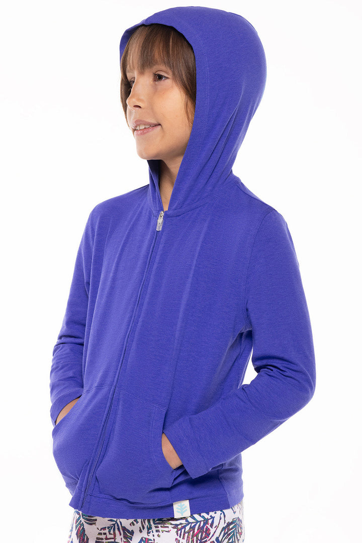 Kid's Seaside Hoodie | Baja Blue