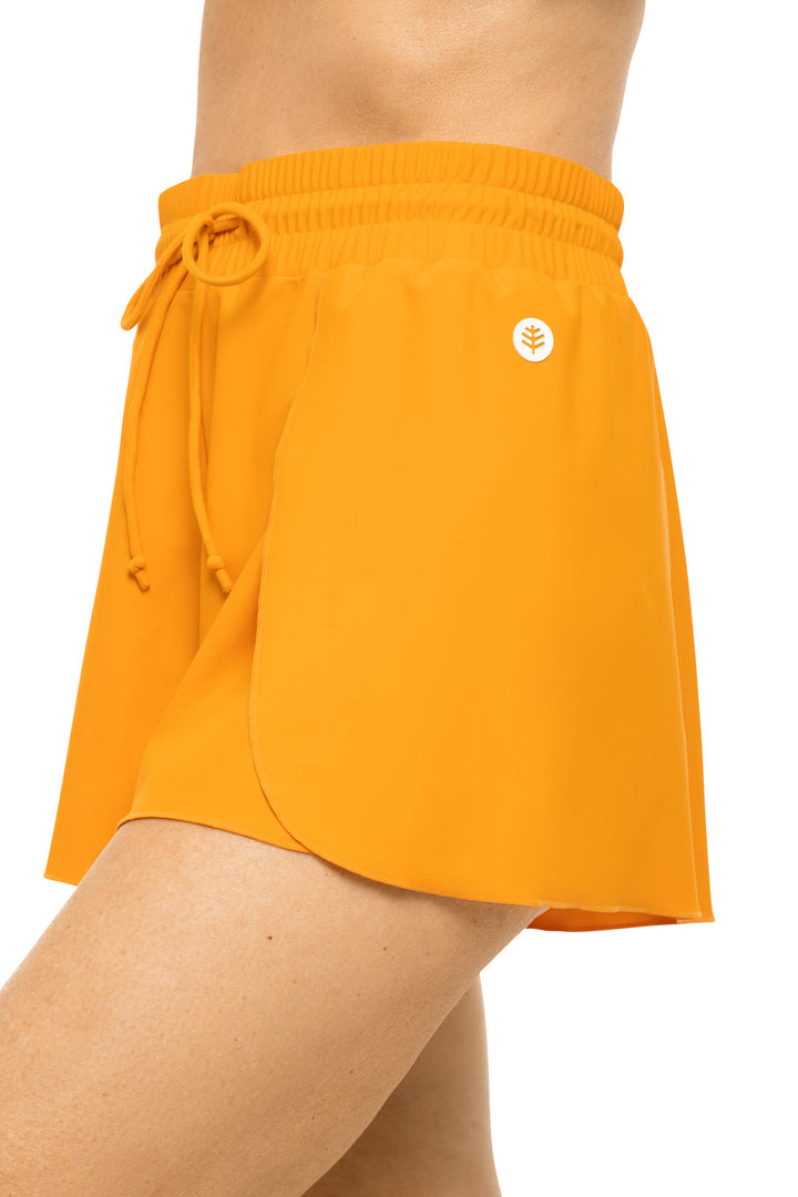 Womens Duval Swim Shorts | Apricot Crush