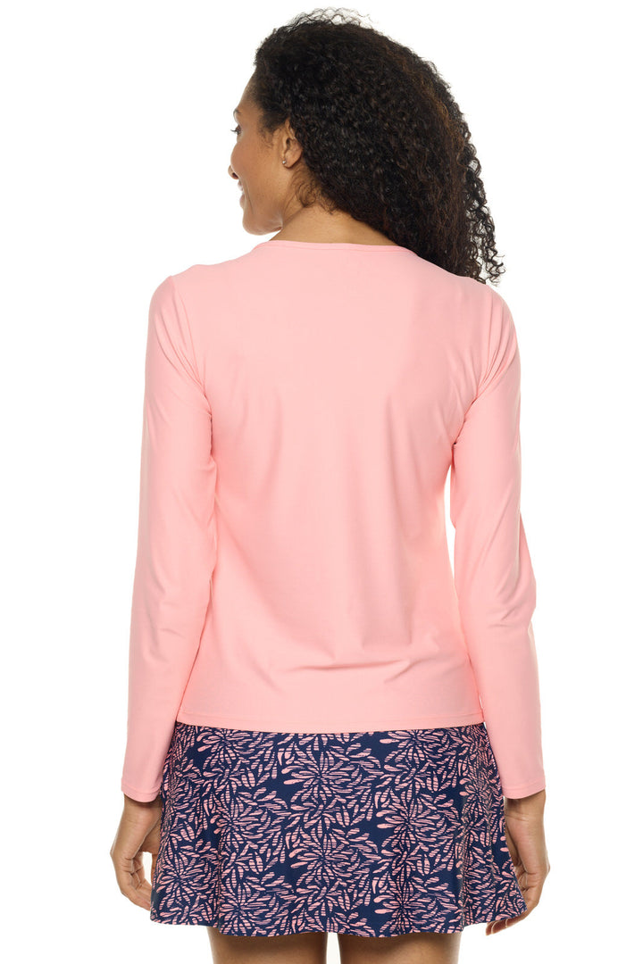 Women's Palmeto Long Sleeve Swim Shirt | Peachy Pink