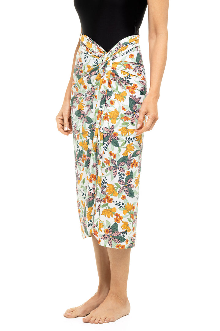 Womens North Bay Village Knot Cover-Up | Apricot Crush Floral Paradise