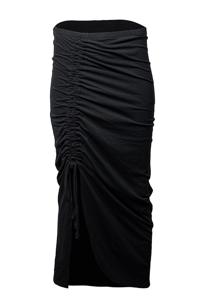 Women's Bayfront Ruched Maxi Skirt | Black