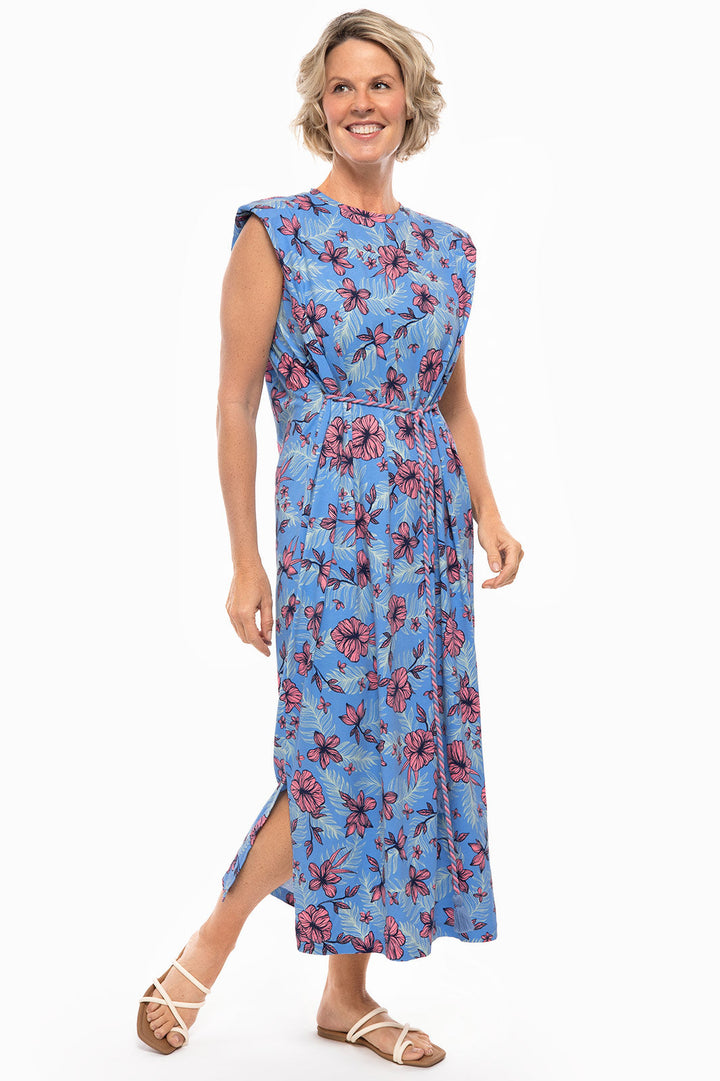 Women's Coral Way Dress | Clear Sky Blue TROPICAL DAZE