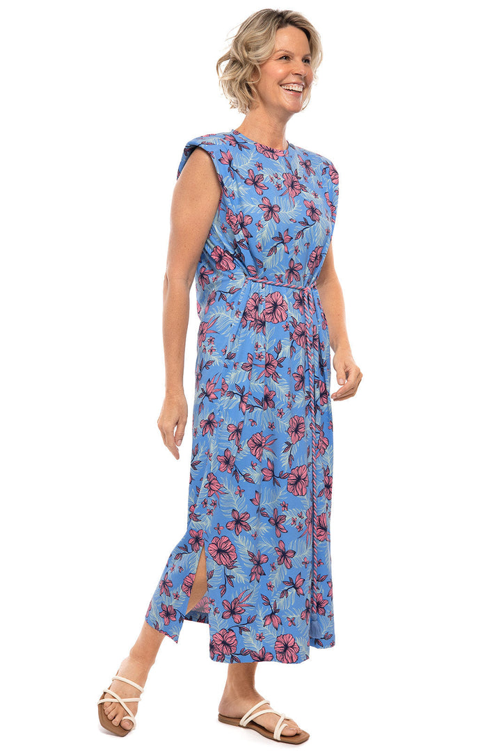 Women's Coral Way Dress | Clear Sky Blue TROPICAL DAZE