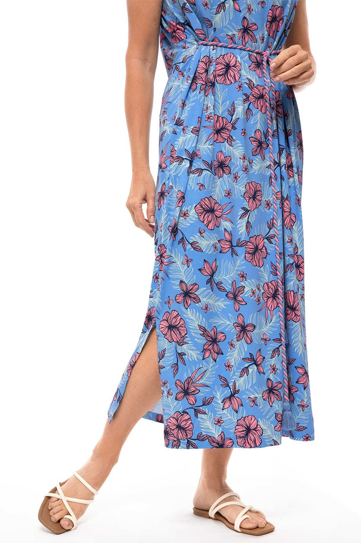 Women's Coral Way Dress | Clear Sky Blue TROPICAL DAZE