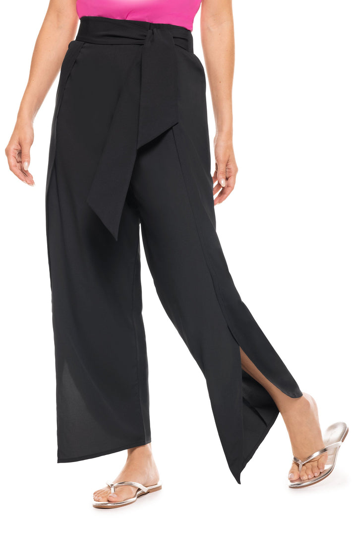 Women's Reef Overlap Pants | Black