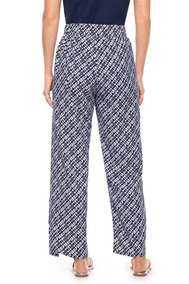 Women's Reef Overlap Pants | Navy Gulf Stream Stripe