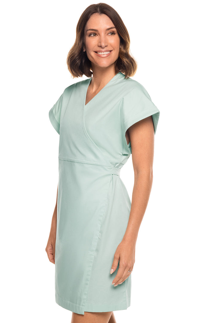 Women's Sunny Isles Wrap Dress | Misty Aqua