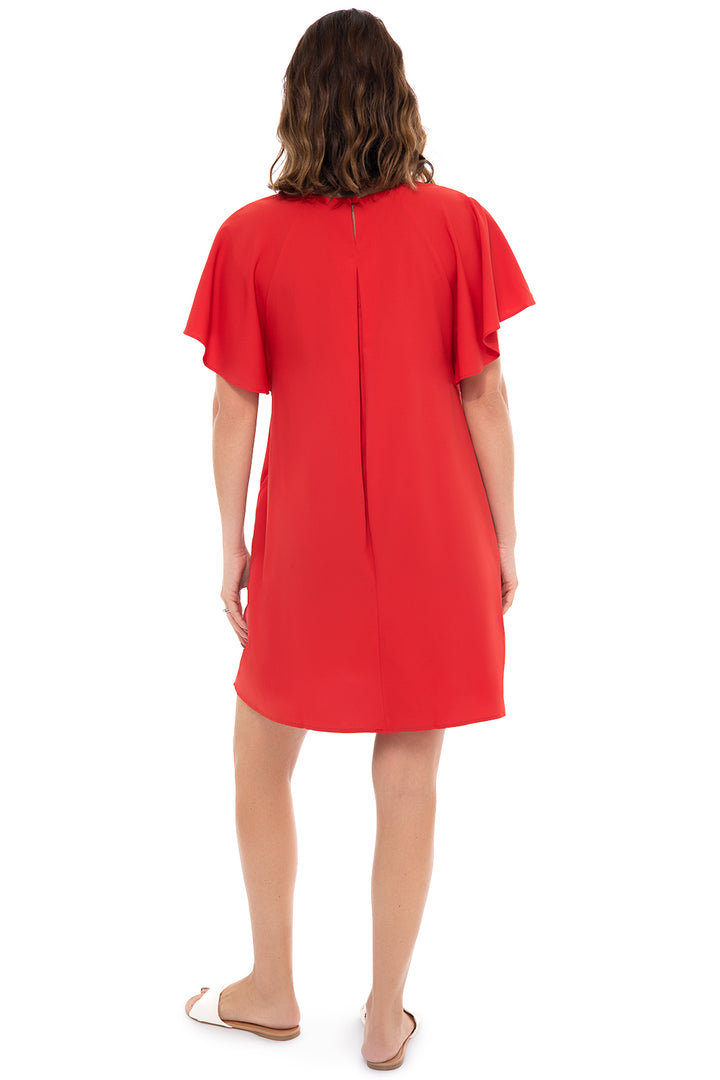 Women's Cafecito Shift Dress | Carmine Red