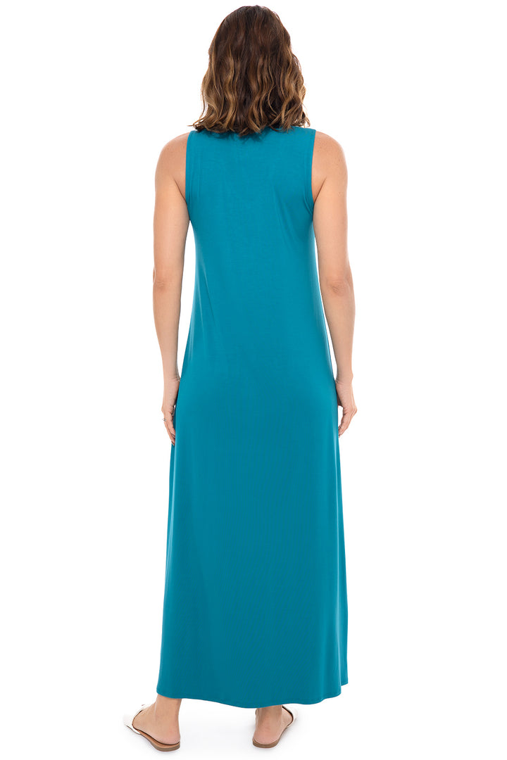 Women's Coco Walk Maxi Dress  | Tahitian Teal