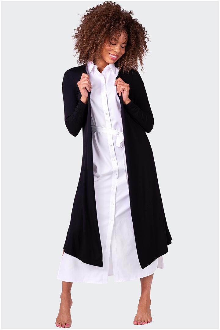 Women's Naples Long Sleeve Tunic | Black