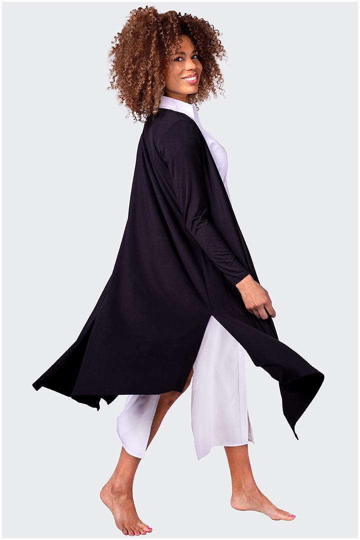 Women's Naples Long Sleeve Tunic | Black