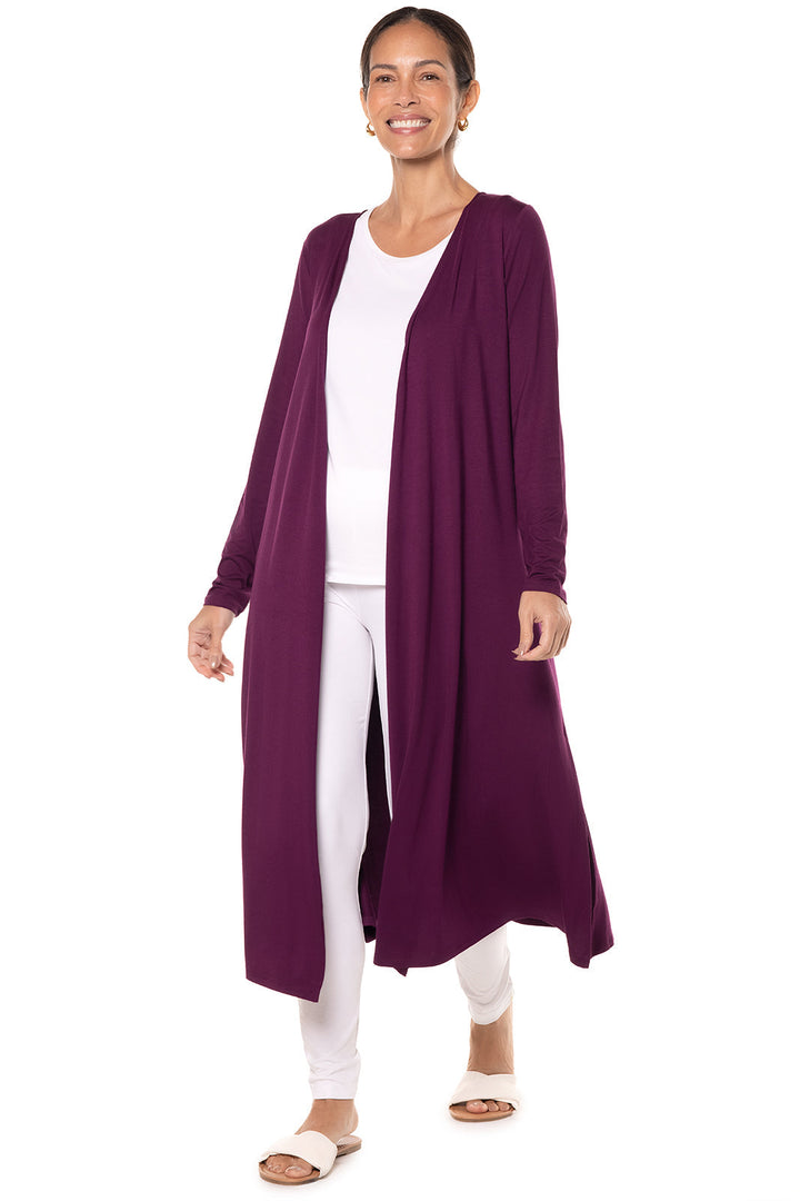 Women's Naples Long Sleeve Tunic | Rich Plum