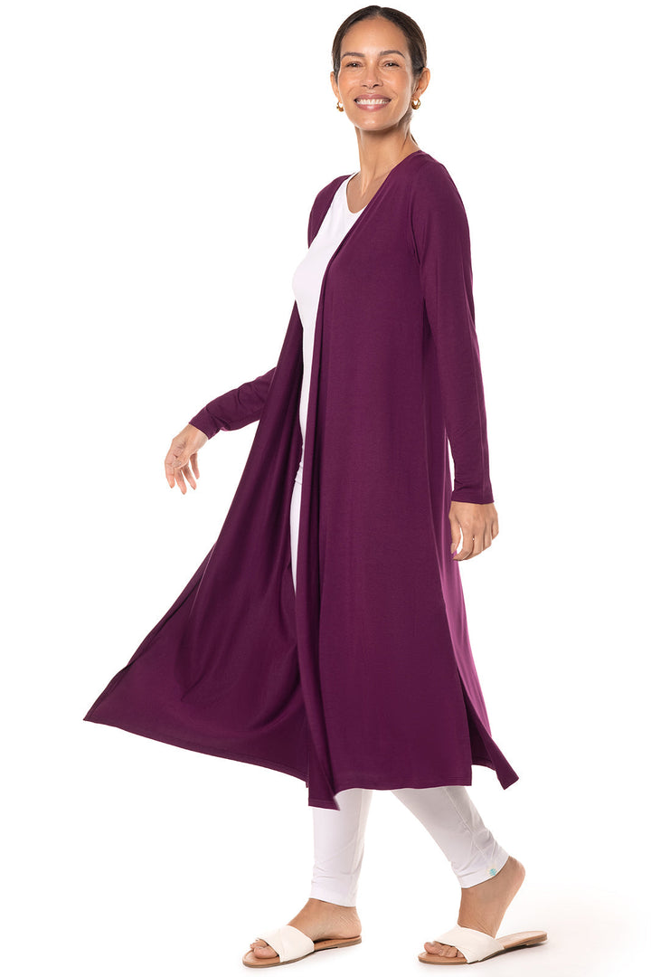 Women's Naples Long Sleeve Tunic | Rich Plum